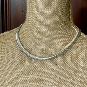 925 Italy Herringbone Silver Necklace